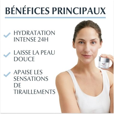 EUCERIN AQUAPORIN ACTIVE HYDRATATION INTENSE LONGUE DUREE PEAU SECHE 50ML – Pour le visage | EUCERIN  2