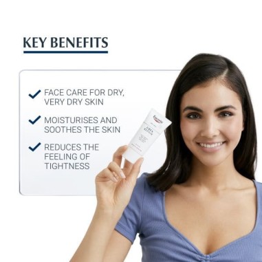 EUCERIN CREME VISAGE EMOLLIENTE 5% UREE PEAU SECHE 50ML – Pour le visage | EUCERIN  3