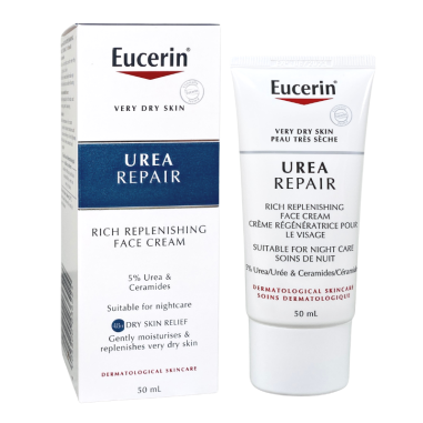EUCERIN CREME VISAGE EMOLLIENTE 5% UREE PEAU SECHE 50ML – Pour le visage | EUCERIN  1