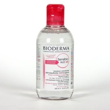 BIODERMA SENSIBIO H2O AR SOLUTION MICELLAIRE DEMAQUILLANTE ANTI-ROUGEURS 250ML – Soin pour peau sensible | BIODERMA  2