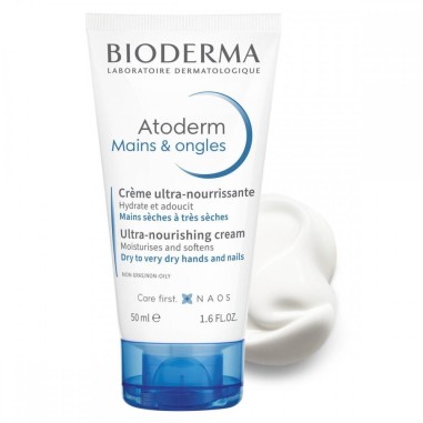 BIODERMA ATODERM MAINS CREME REPARATRICE 50ML – Soin des mains | BIODERMA  3