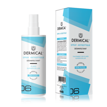 DERMICAL SPRAY ANTISEPTIQUE 125ML – Produits désinfectants | DERMICAL  1